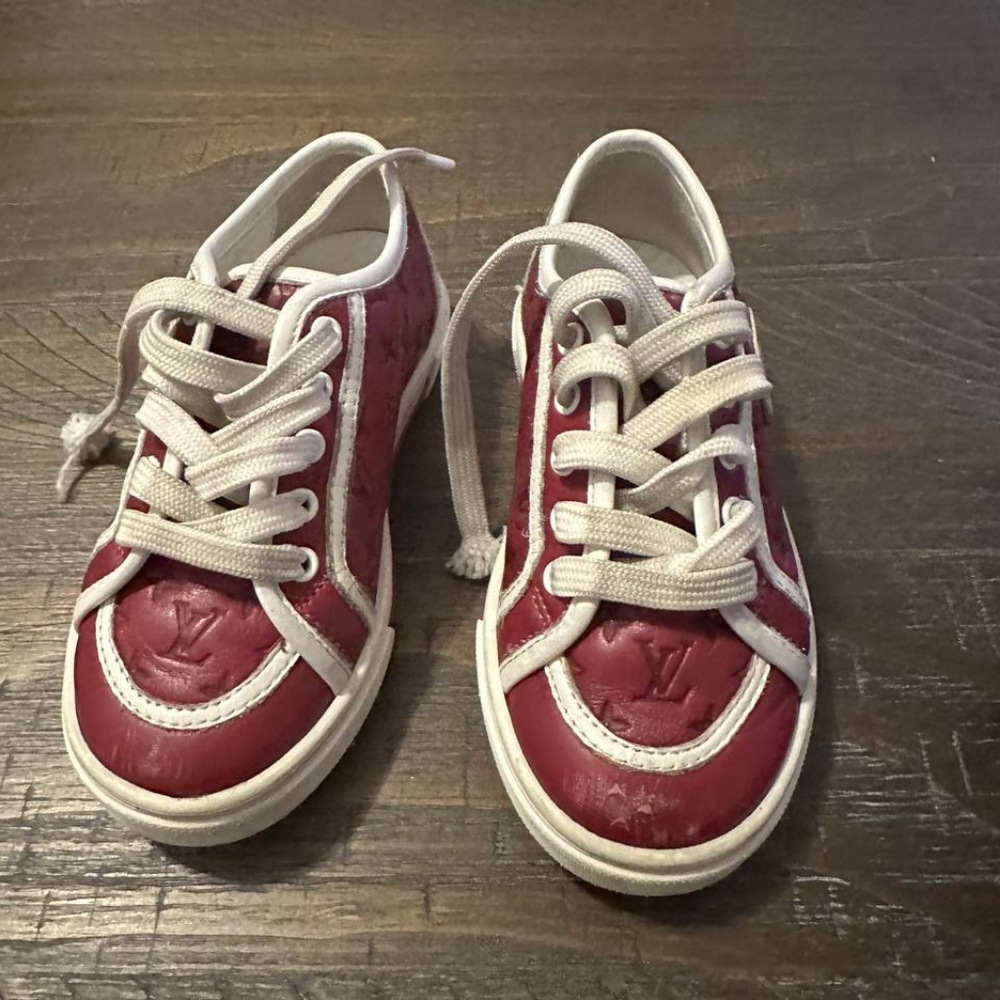 Authentic LOUIS VUITTON Shoes children 25 Leather